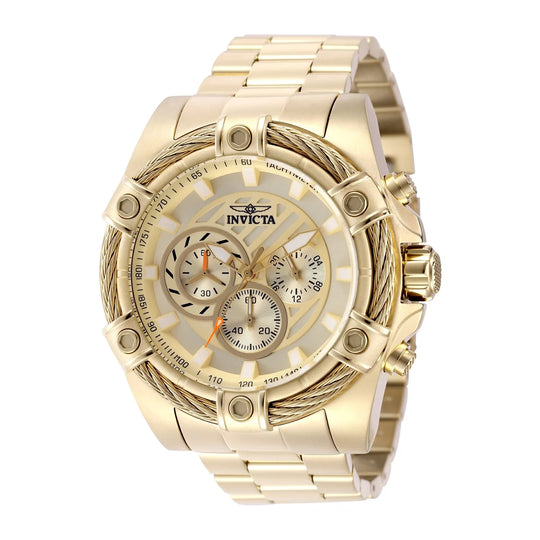 Invicta Men's 49815 Bolt Quartz VD54 Gold Dial Watch