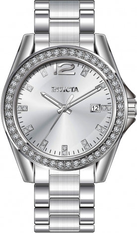 Invicta Women's 49846 Angel Quartz PC32 Silver Dial Watch