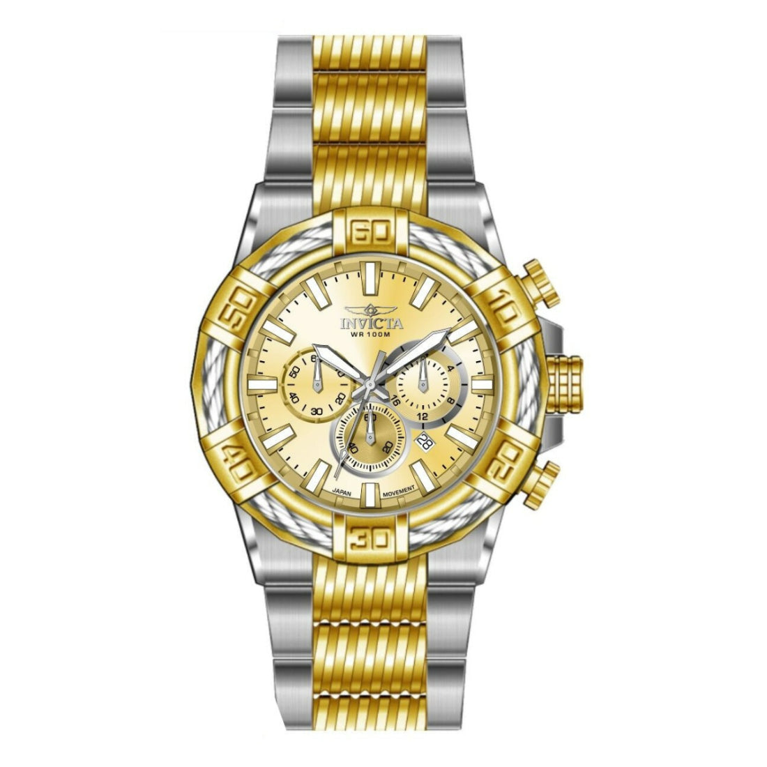 Invicta Men's 49902 Gold, Steel Stainless Steel Watch