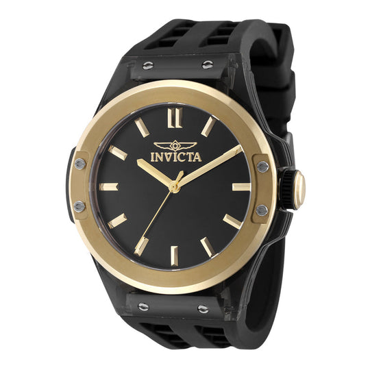 Invicta Men's 50015 Sea Base Quartz PC21 Black Dial Watch