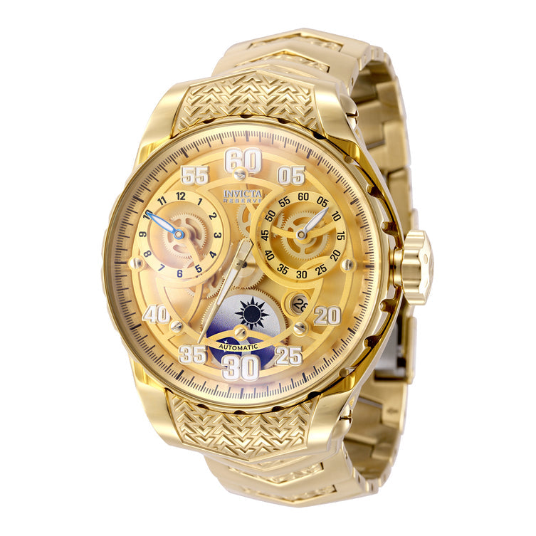 Invicta Men's Reserve Automatic NH35A Gold Dial Watch
