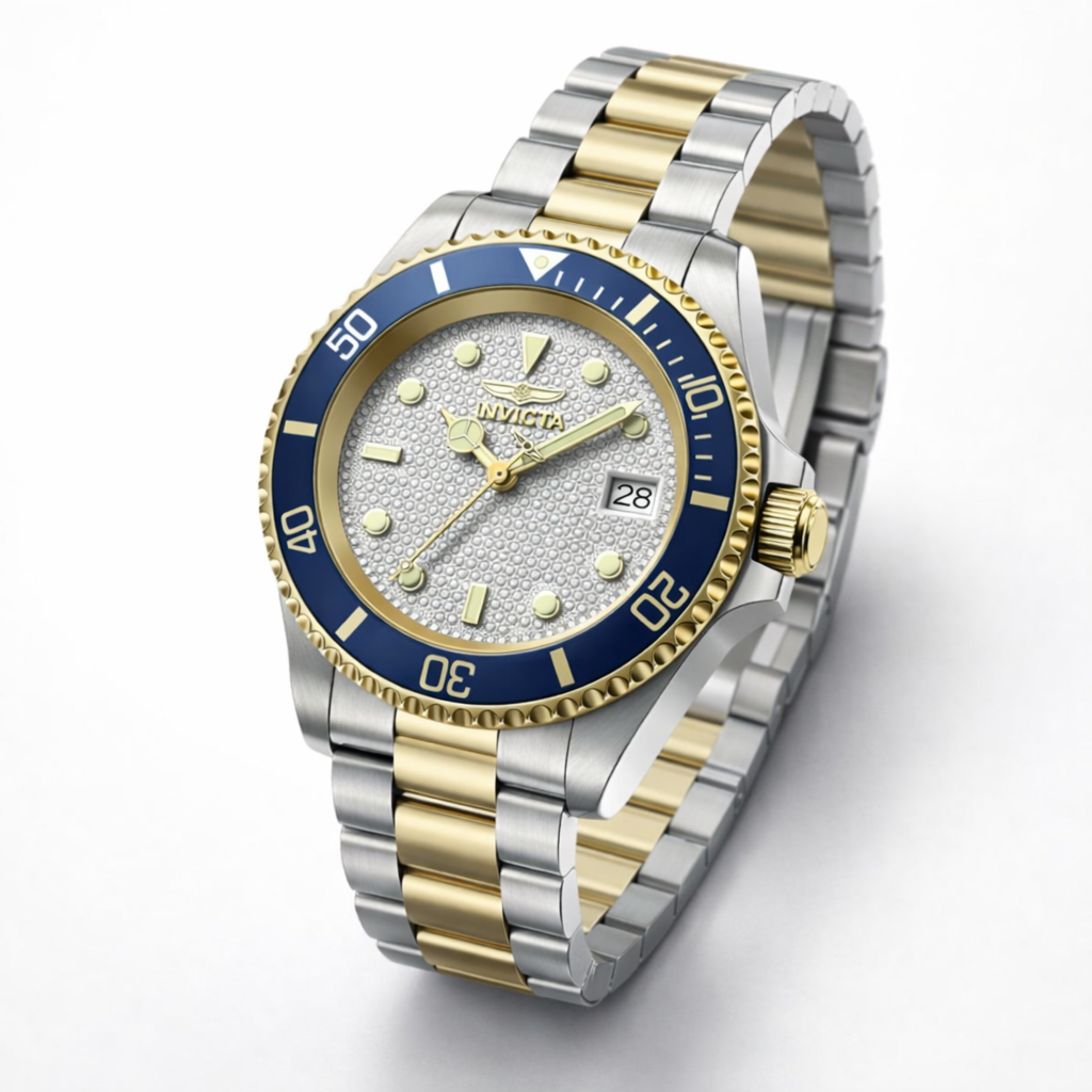 Invicta Men's 50279 Pro Diver Mechanical NH35 Silver Dial Watch