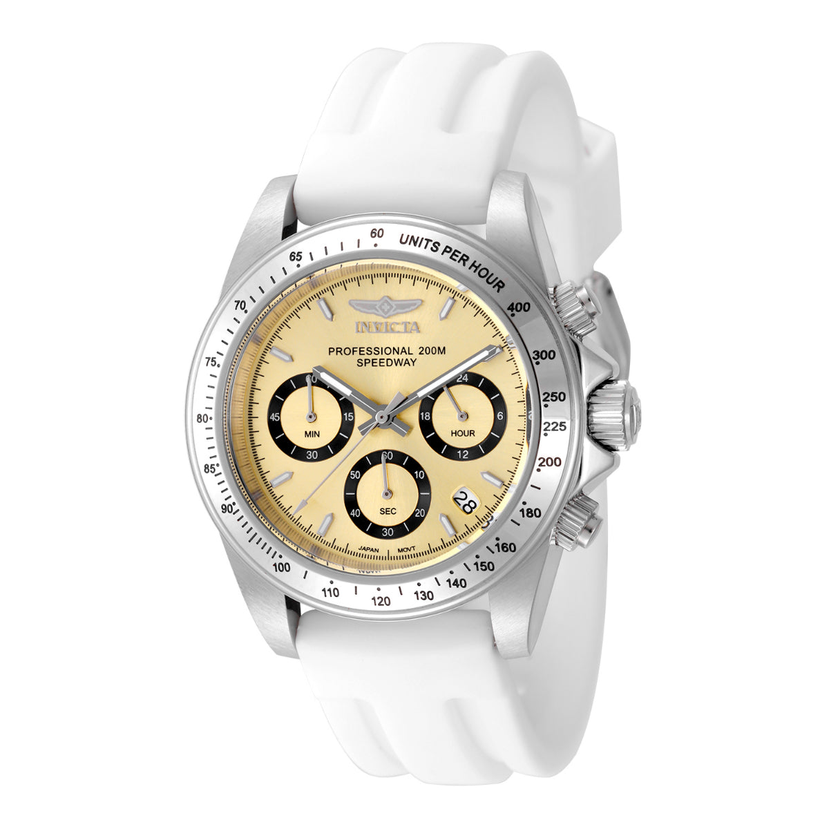 Invicta Men's 50487 Speedway Quartz VD53 Gold Dial Watch