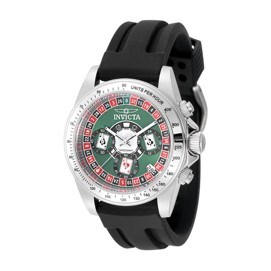 Invicta Men's 50492 Speedway Quartz VD53 Green Dial Watch