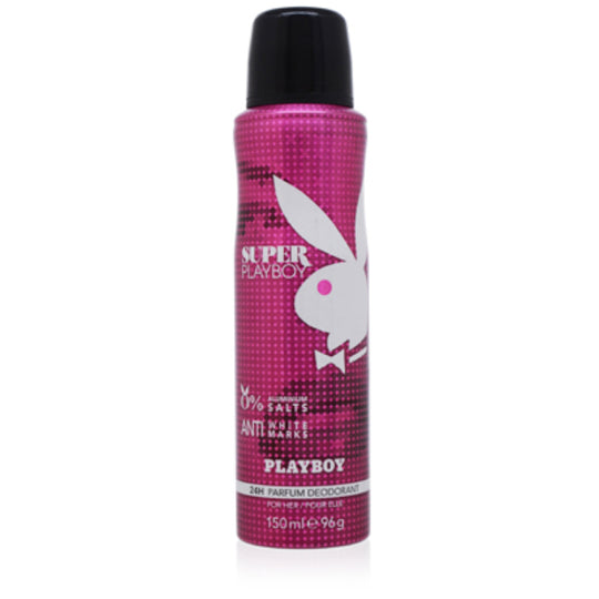 Super Playboy Deodorant Spray Perfumed 5.0 oz (150 ml) for Women