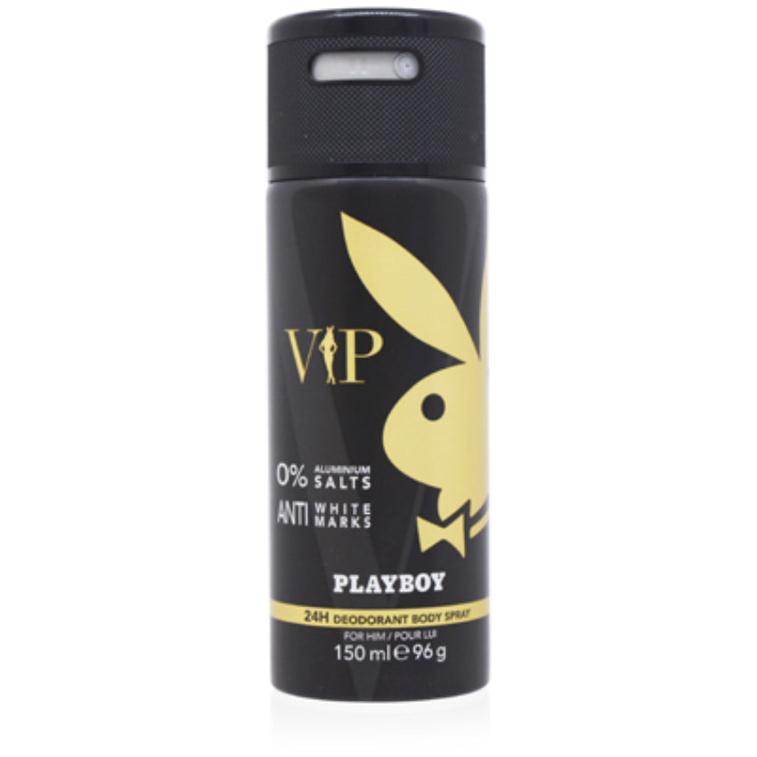 Playboy VIP Men Deodorant & Body Spray 5.0 oz (150 ml) for Men