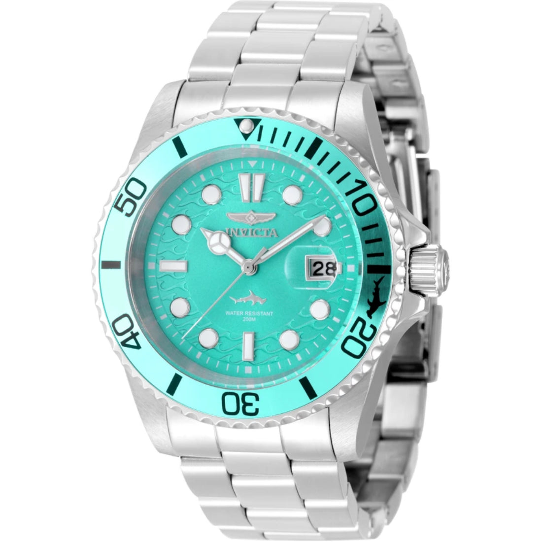 Invicta Men's Pro Diver Quartz PC32 Tiffany Blue Dial Watch