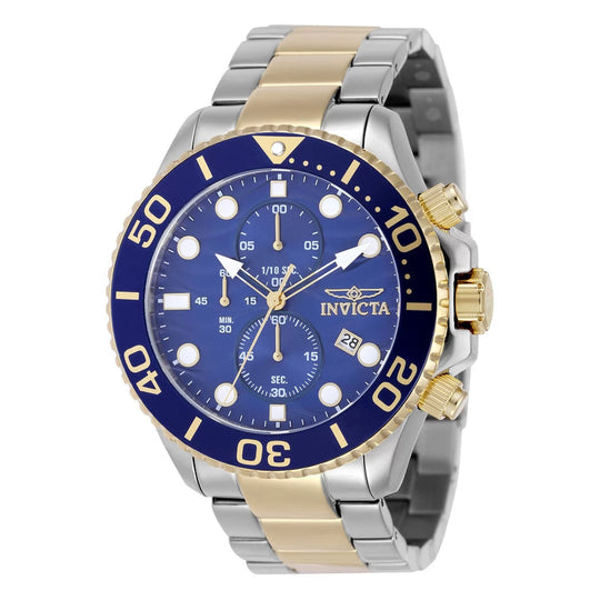 Invicta Men's 50224 Pro Diver Quartz VD57 Blue Dial Watch
