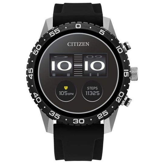 Citizen CZ Smart Touchscreen Unisex Black Strap Quartz Watch - MX1011-05X