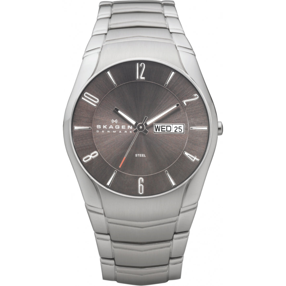 Skagen Laurits Men's Charcoal Dial Stainless Steel Quartz Watch 531XLSXM1