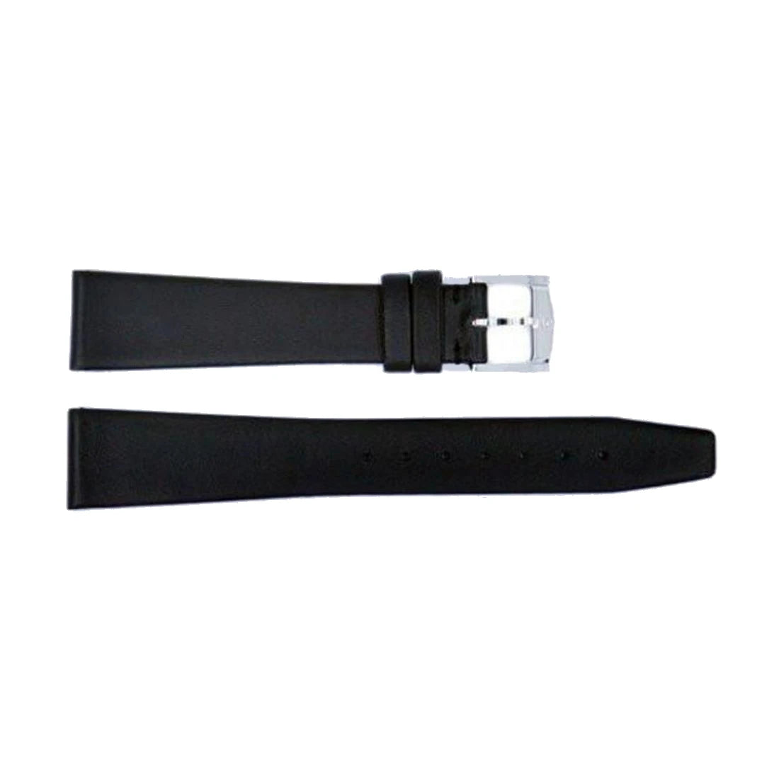 Movado 18mm Black Calf Skin Leather Watch Strap 569304736
