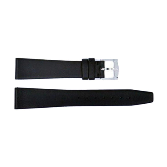 Movado 18mm Black Calf Skin Leather Watch Strap 569304736