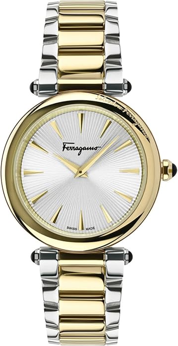 Salvatore Ferragamo Idillio Women's Gold-Silver Two tone Bracelet Quartz Watch - SFYP00522