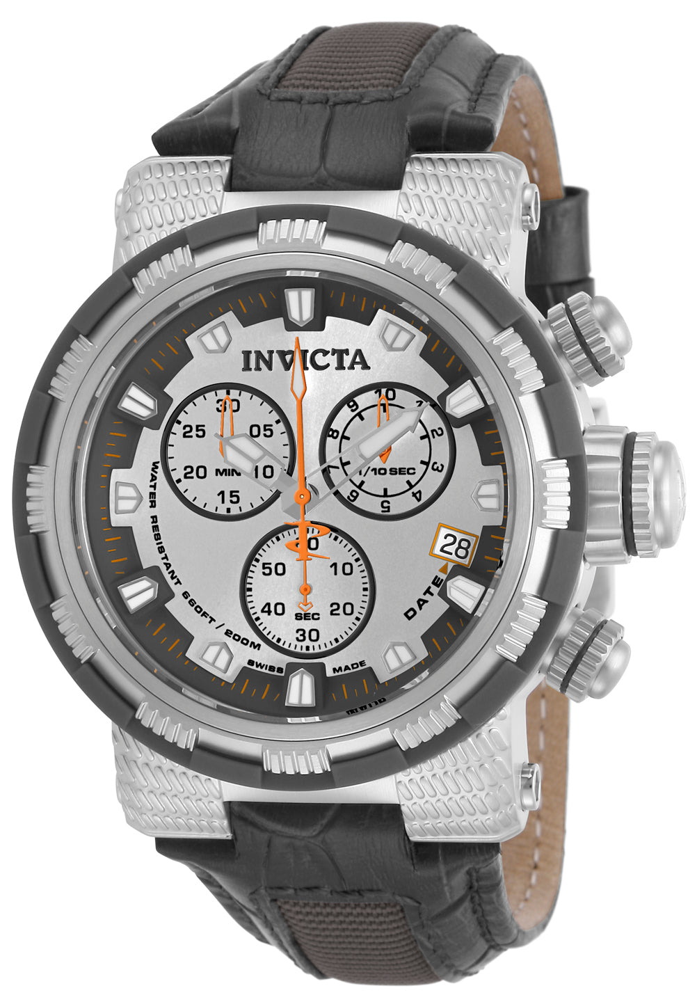 Invicta Men's 11228 Reserve Quartz Chronograph Silver Dial Watch