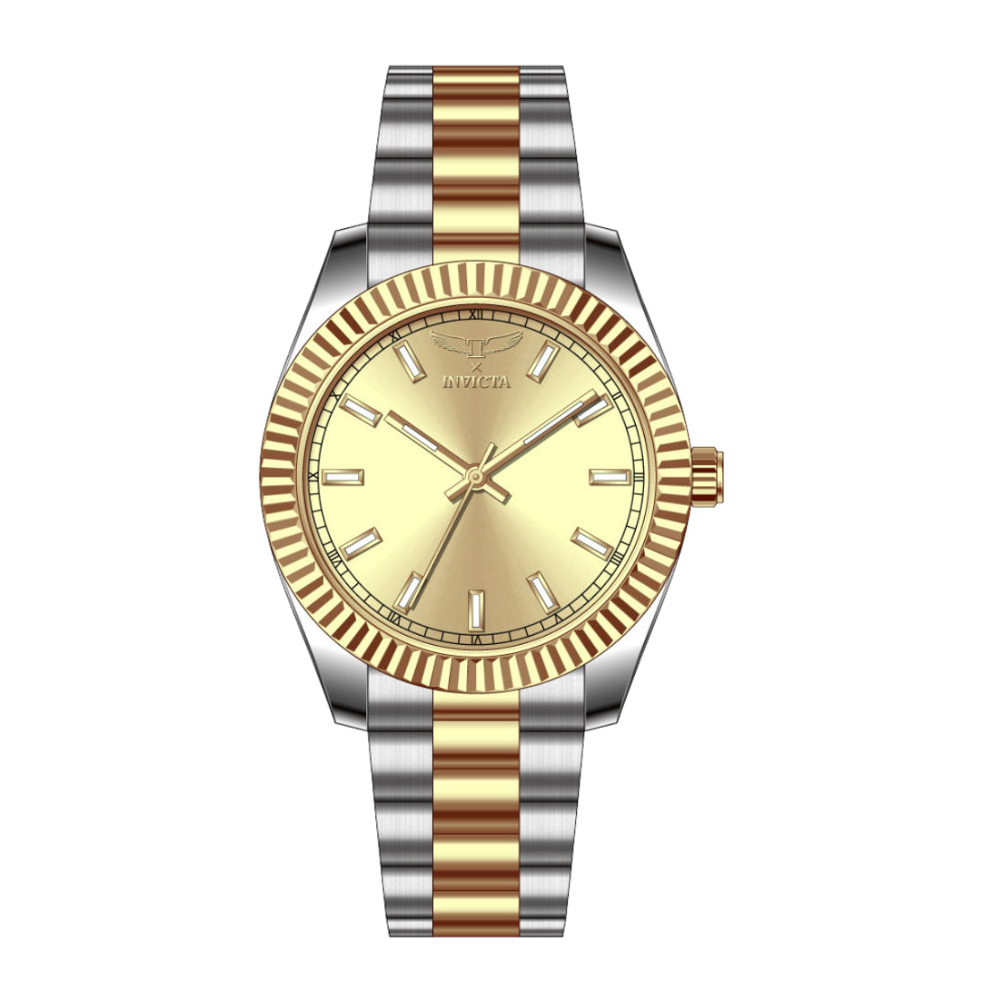 Invicta Men's 69009 Gold, Steel Stainless Steel Watch