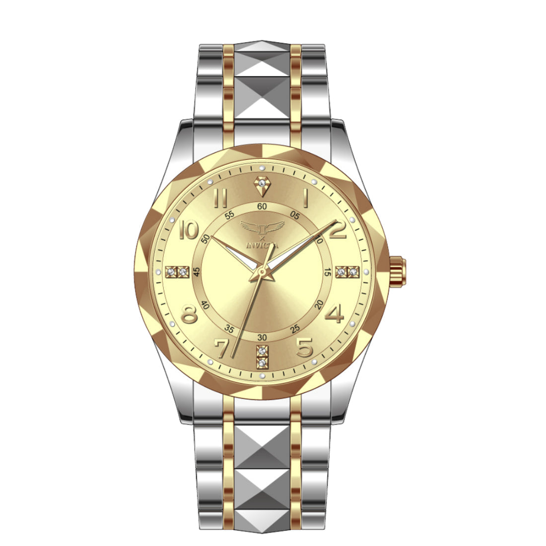 Invicta Men's 69022 Gold, Steel Stainless Steel Watch
