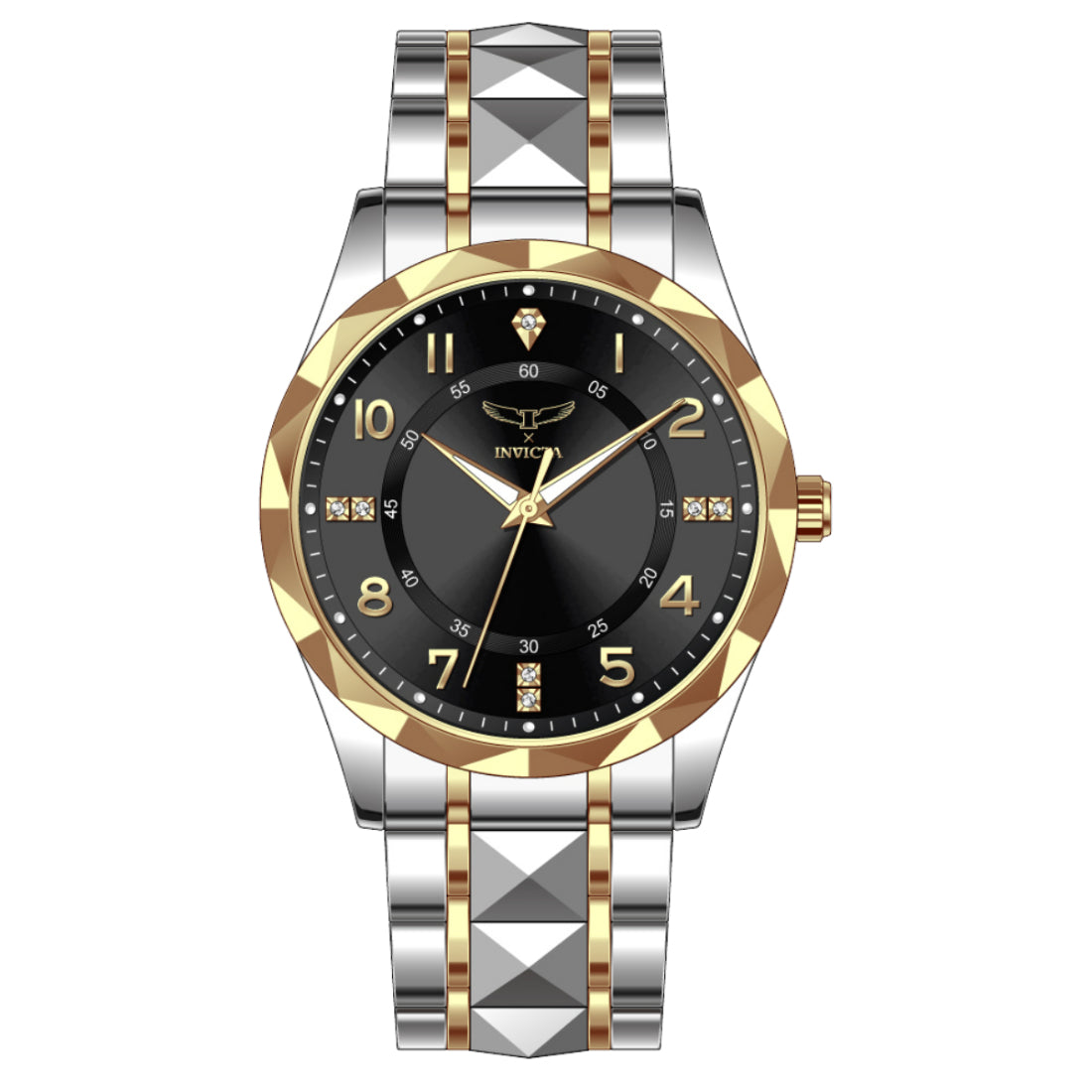 Invicta Men's 69024 Gold, Steel Stainless Steel Watch
