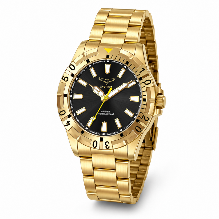 Invicta Men's 69032 Specialty Quartz PC21S Black Dial Watch