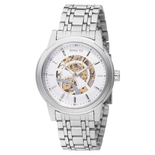 Invicta Men's 69122 Objet D Art Automatic LG0801B Silver Dial Watch