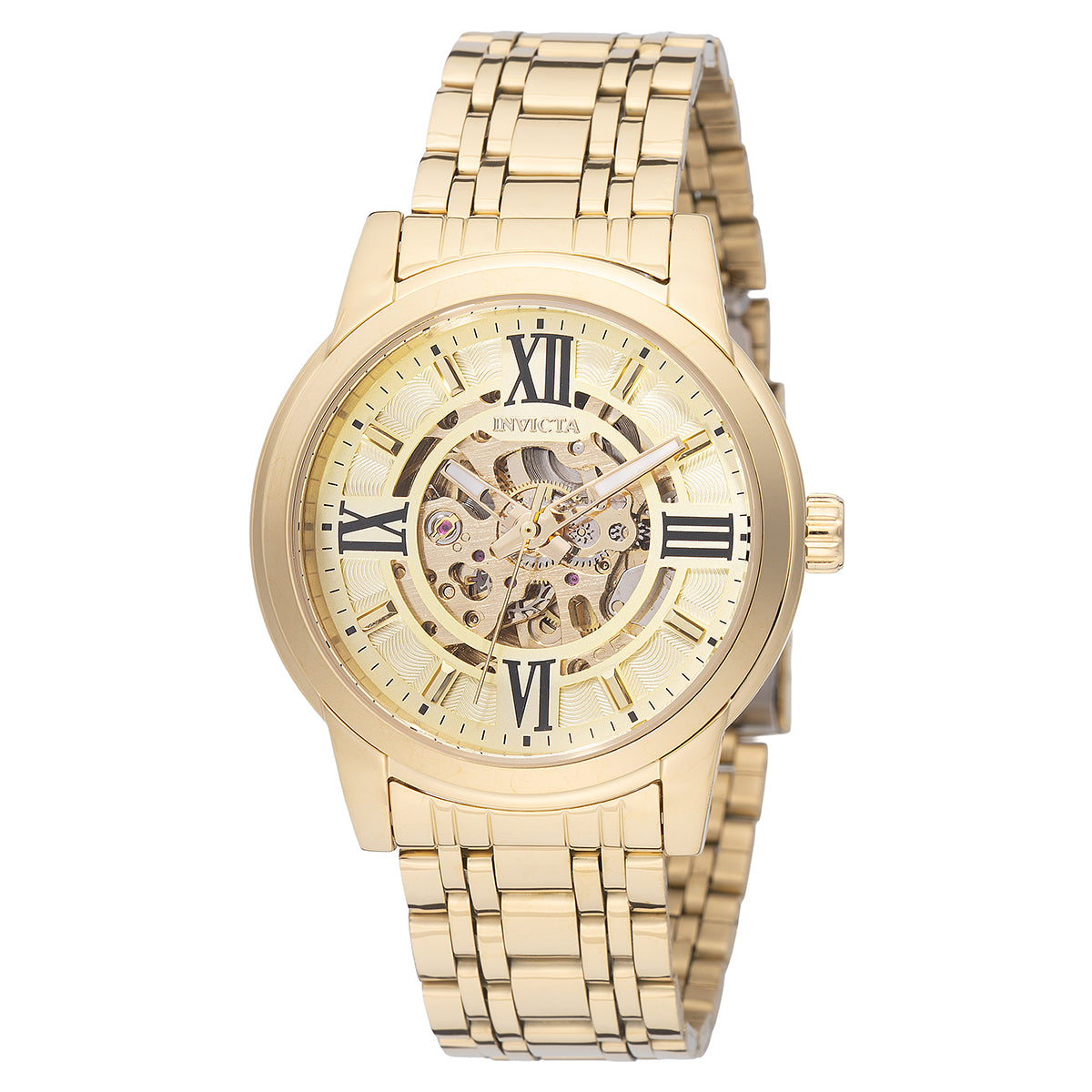 Invicta Men's 69129 Objet D Art Automatic LG0801B Gold Dial Watch