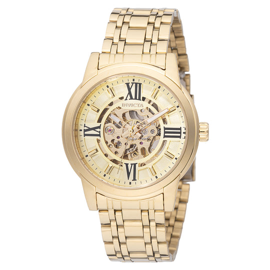 Invicta Men's 69129 Objet D Art Automatic LG0801B Gold Dial Watch