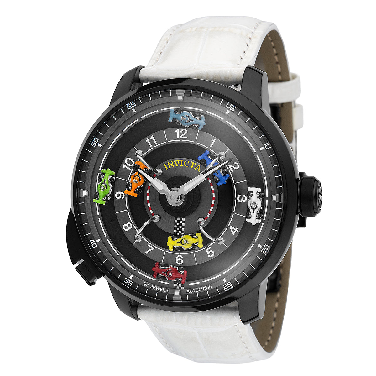 Invicta Men's 69134 Invicta Racing Automatic NH35A Silver Dial Watch