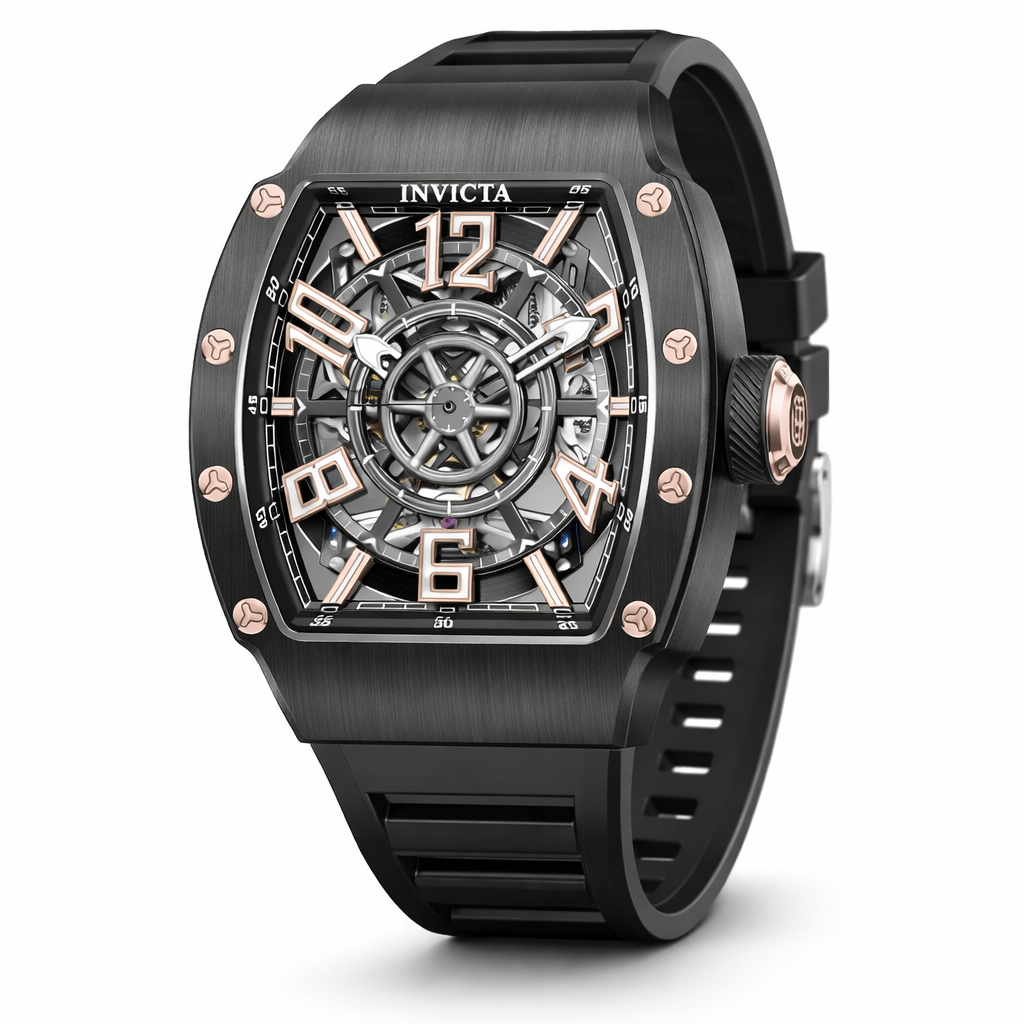 Invicta Men's 69513 S1 Rally Automatic 2802 Black Dial Watch