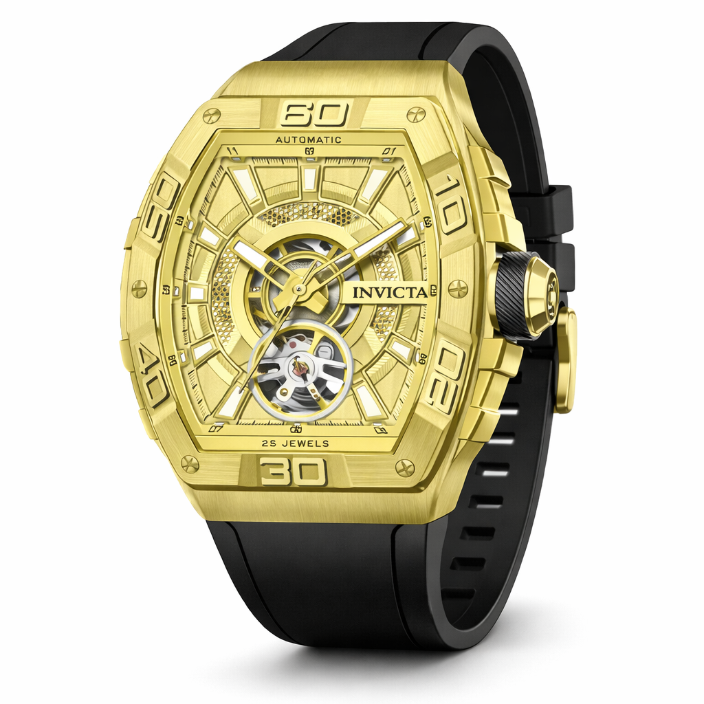 Invicta Men's 69518 S1 Rally Automatic 2802 Gold Dial Watch
