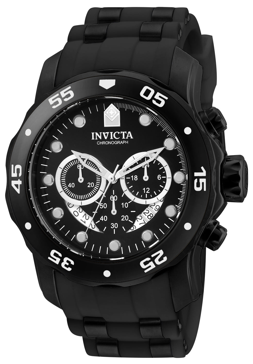 Invicta Men's 6986 Pro Diver Quartz Chronograph Black Dial Watch