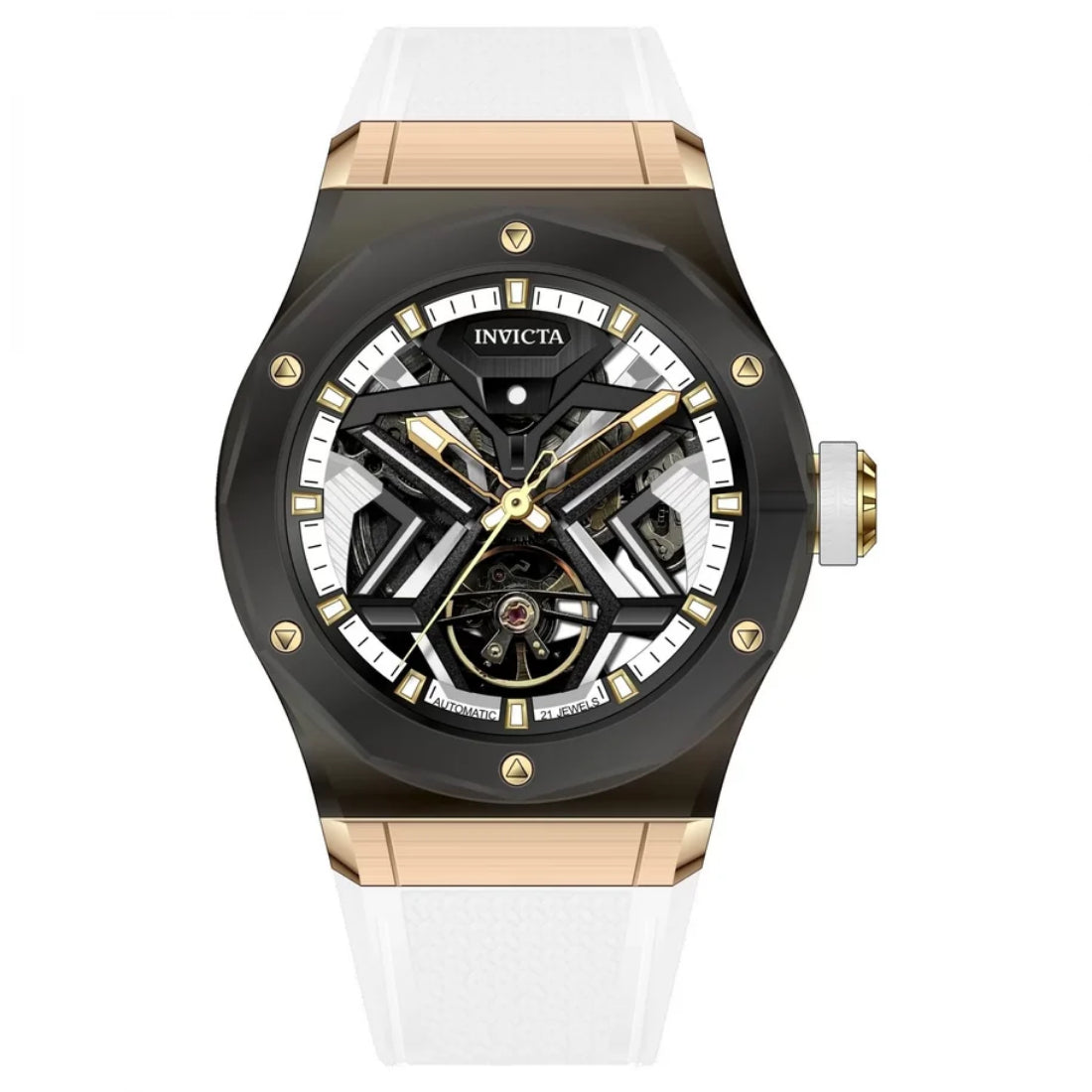 Invicta Men's 70113 Celestial Mechanical JH3106 Steel Dial Watch