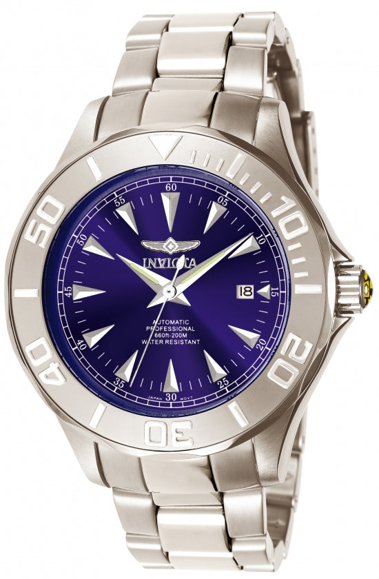 Invicta Men's 7035 Signature  Automatic 3 Hand Blue Dial Watch