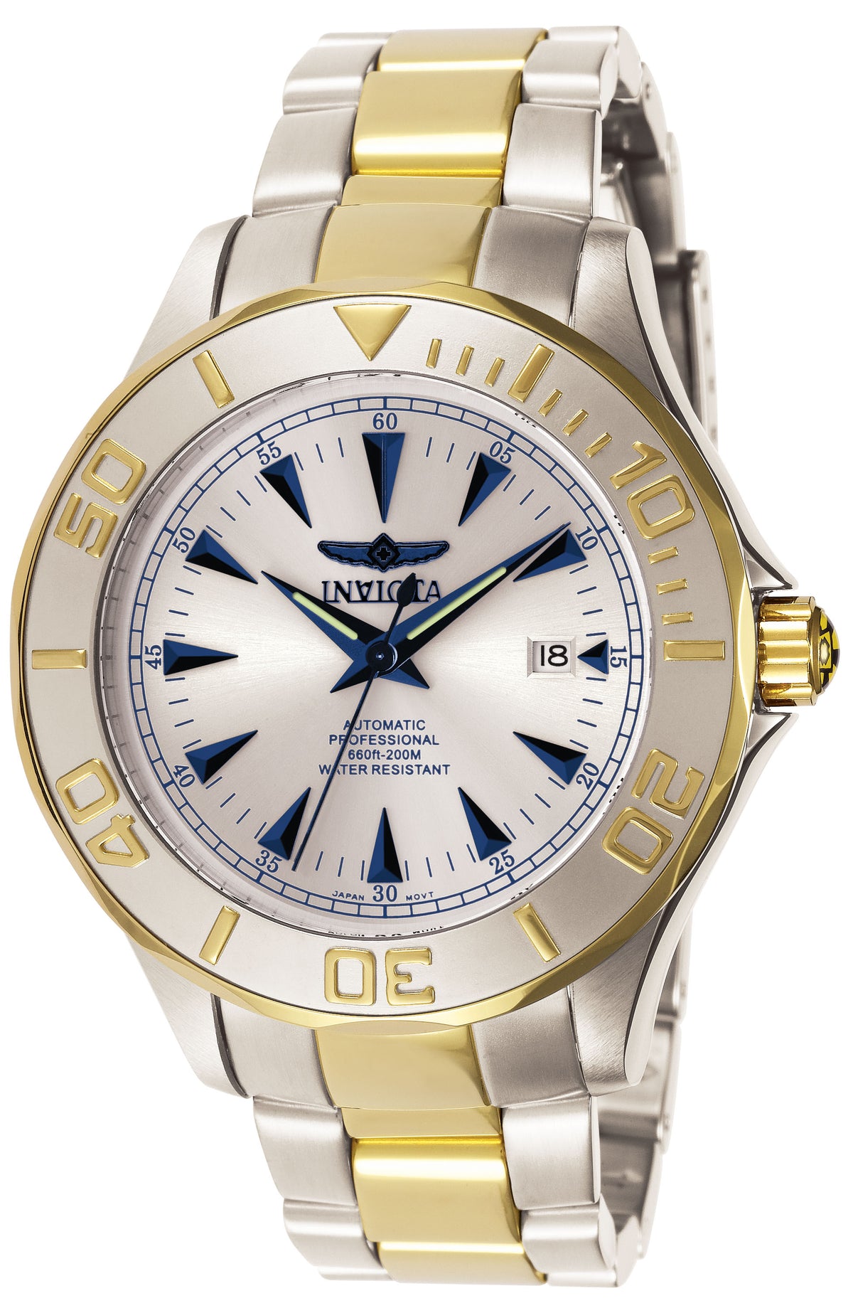 Invicta Men's 7036 Signature  Automatic 3 Hand Silver Dial Watch