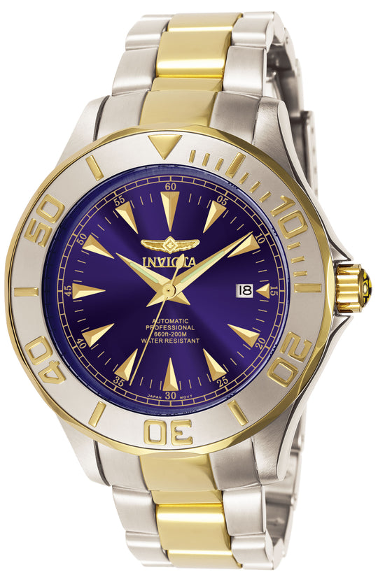 Invicta Men's 7038 Signature  Automatic 3 Hand Blue Dial Watch