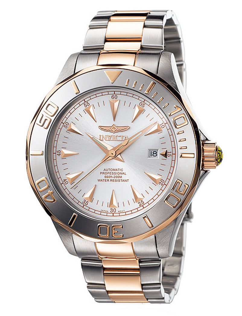 Invicta Men's 7112 Signature  Automatic 3 Hand Silver Dial Watch