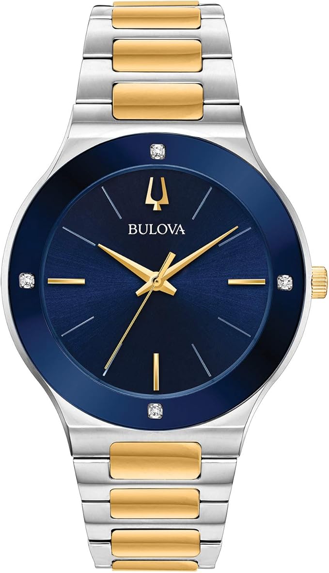 Bulova Bulova Futuro Men's Two-tone; Silver and Gold Bracelet Quartz Watch - 98E117