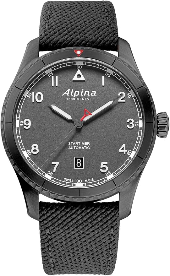 Alpina Startimer Pilot Automatic Men's Grey Strap Automatic Watch - AL-525G4TS26