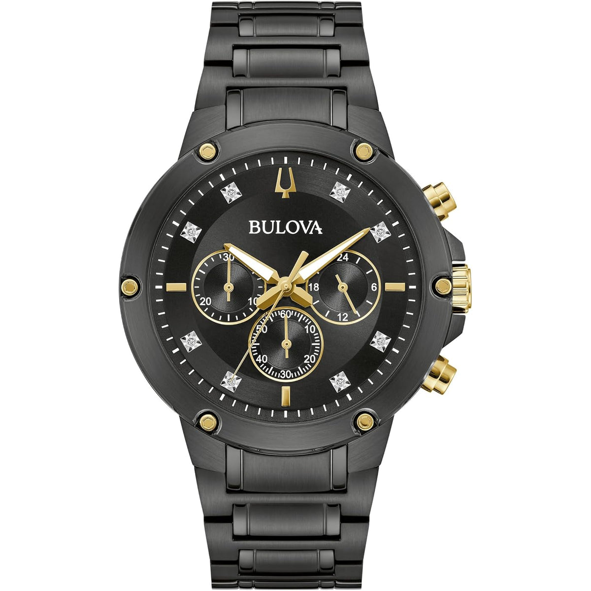 Bulova Classic  Men's Black Bracelet Quartz Watch - 98D190