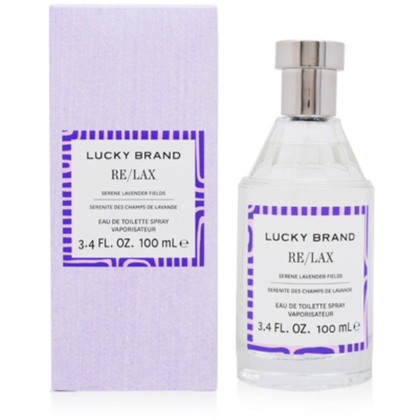 Re Lax /Lucky Brand EDT Spray 3.4 oz (100 ml) Unisex