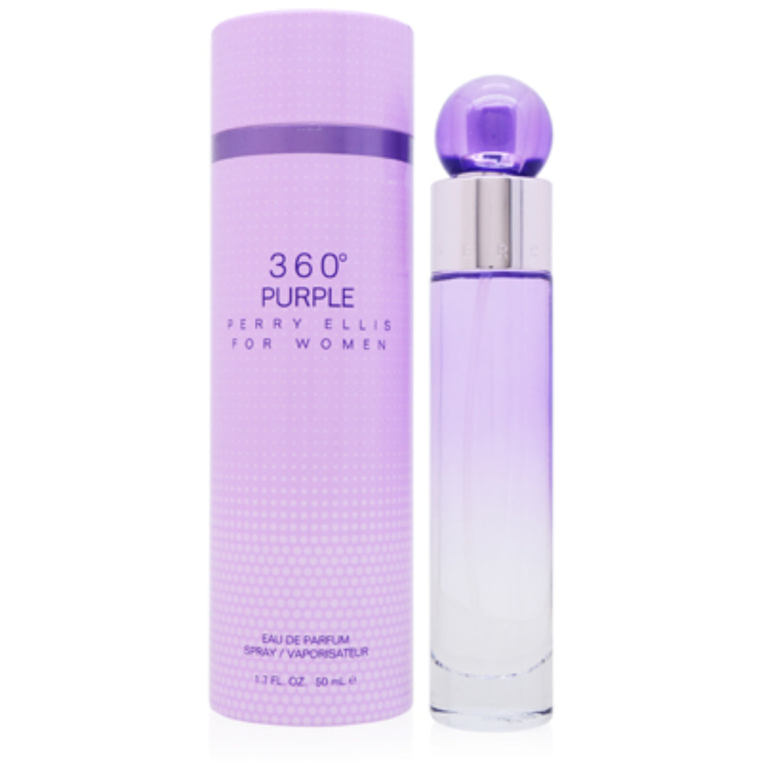 Perry Ellis 360 Purple Eau De Parfum Spray 1.7 OZ (50 ml) For Women