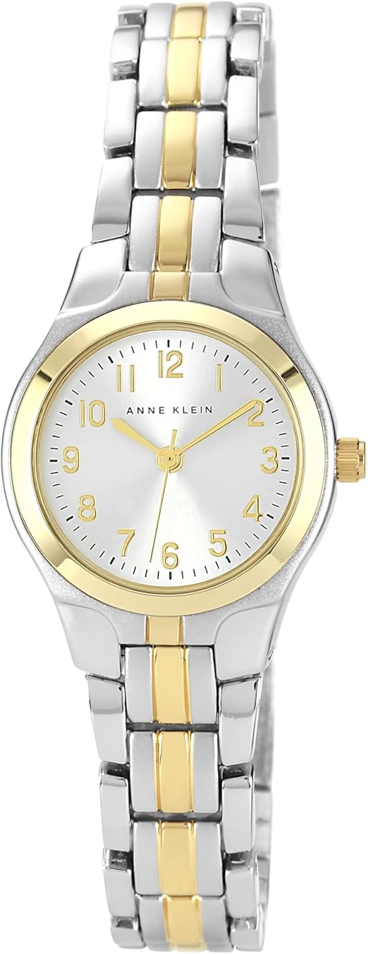 Anne Klein Classic Women's Two-Tone Silver and Gold Bracelet Quartz Watch - 10/5491SVTT