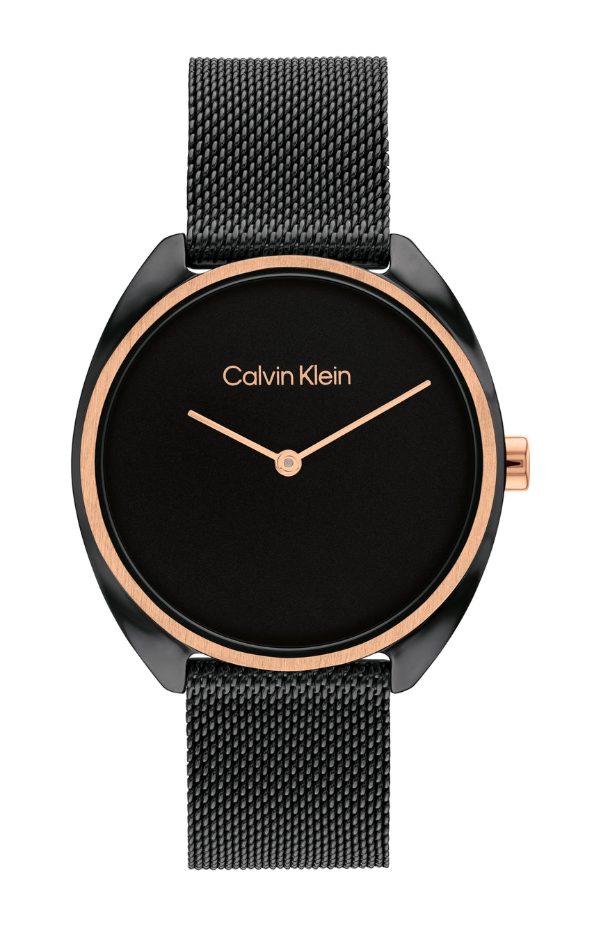 Calvin Klein Adorn Women's Black Bracelet Quartz Watch - 25200272