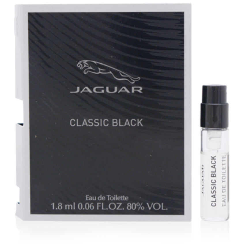 Jaguar Classic Black by Jaguar EDT Spray Vial 0.06 oz (1.8 ml) for Men