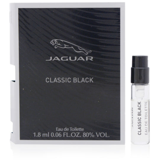 Jaguar Classic Black by Jaguar EDT Spray Vial 0.06 oz (1.8 ml) for Men