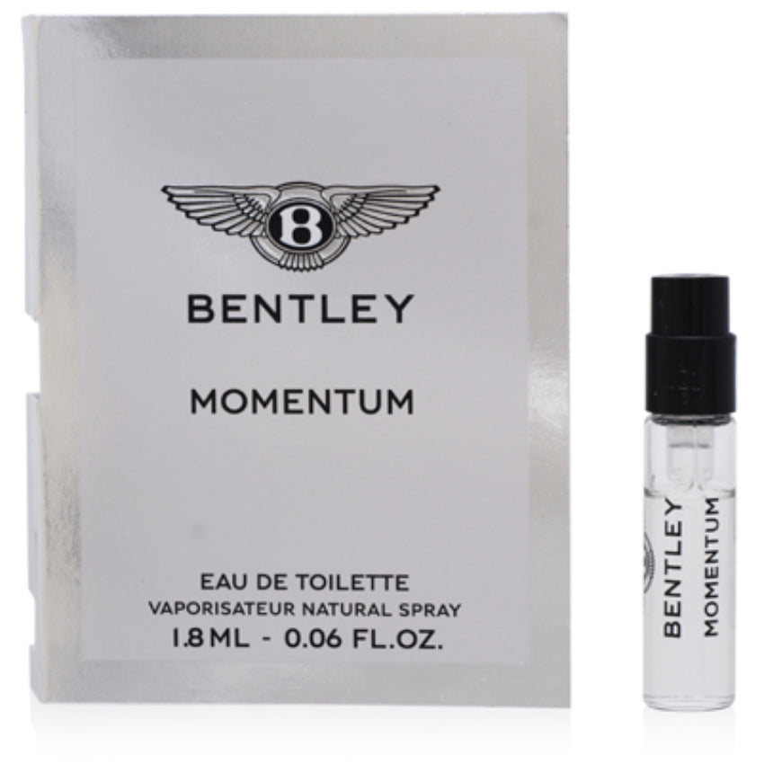 Bentley Momentum by Bentley Fragrances EDT Spray Vial 0.06 oz (1.8 ml) for Men