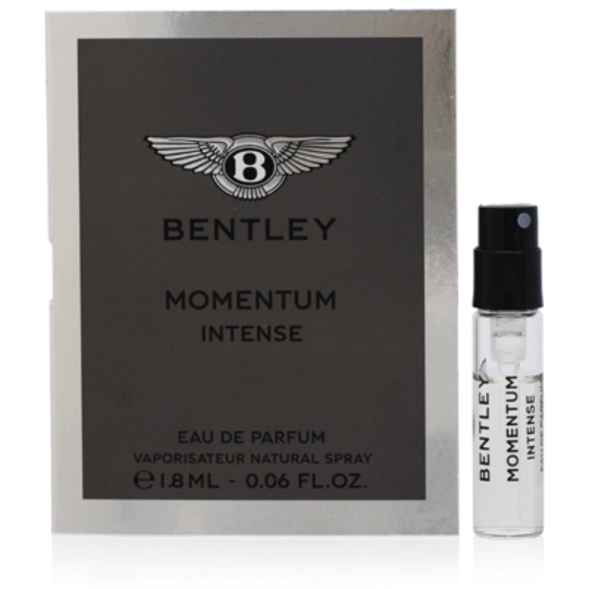 Bentley Momentum Intense by Bentley Fragrances EDP Spray Vial 0.06 oz (1.8 ml) for Men