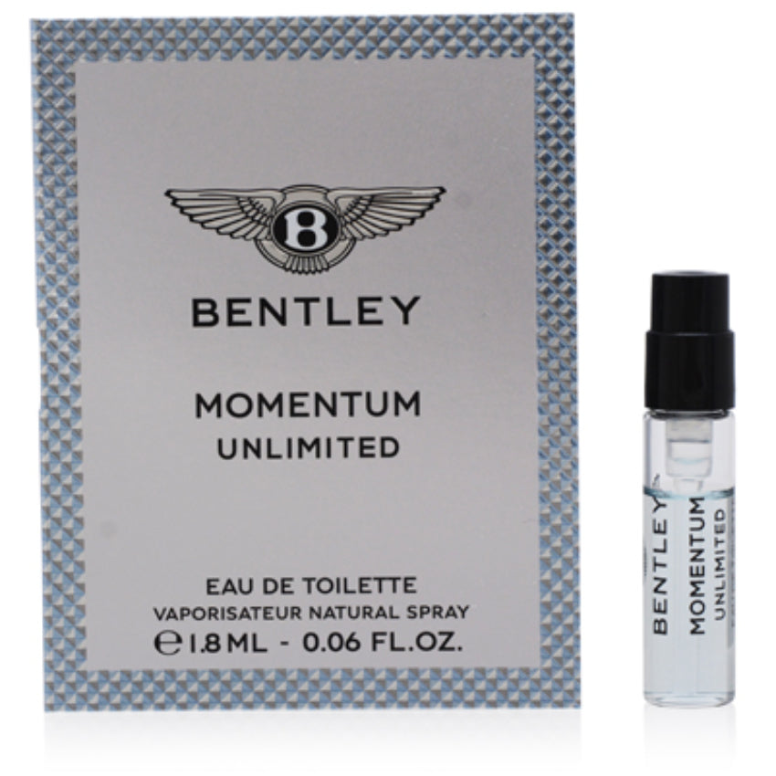 Momentum Unlimited by Bentley Fragrances EDT Spray Vial 0.06 oz (1.8 ml) for Men