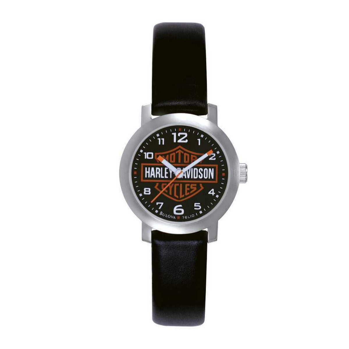 Bulova Harley-Davidson Bar & Shield collection Women's Black Strap Quartz Watch - 76L10