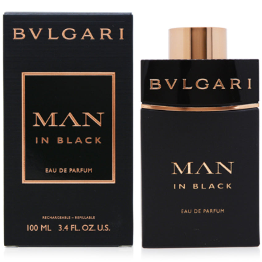 Bulgari Man in Black by Bulgari EDP Spray Refillable 3.4 oz (100 ml) for Men