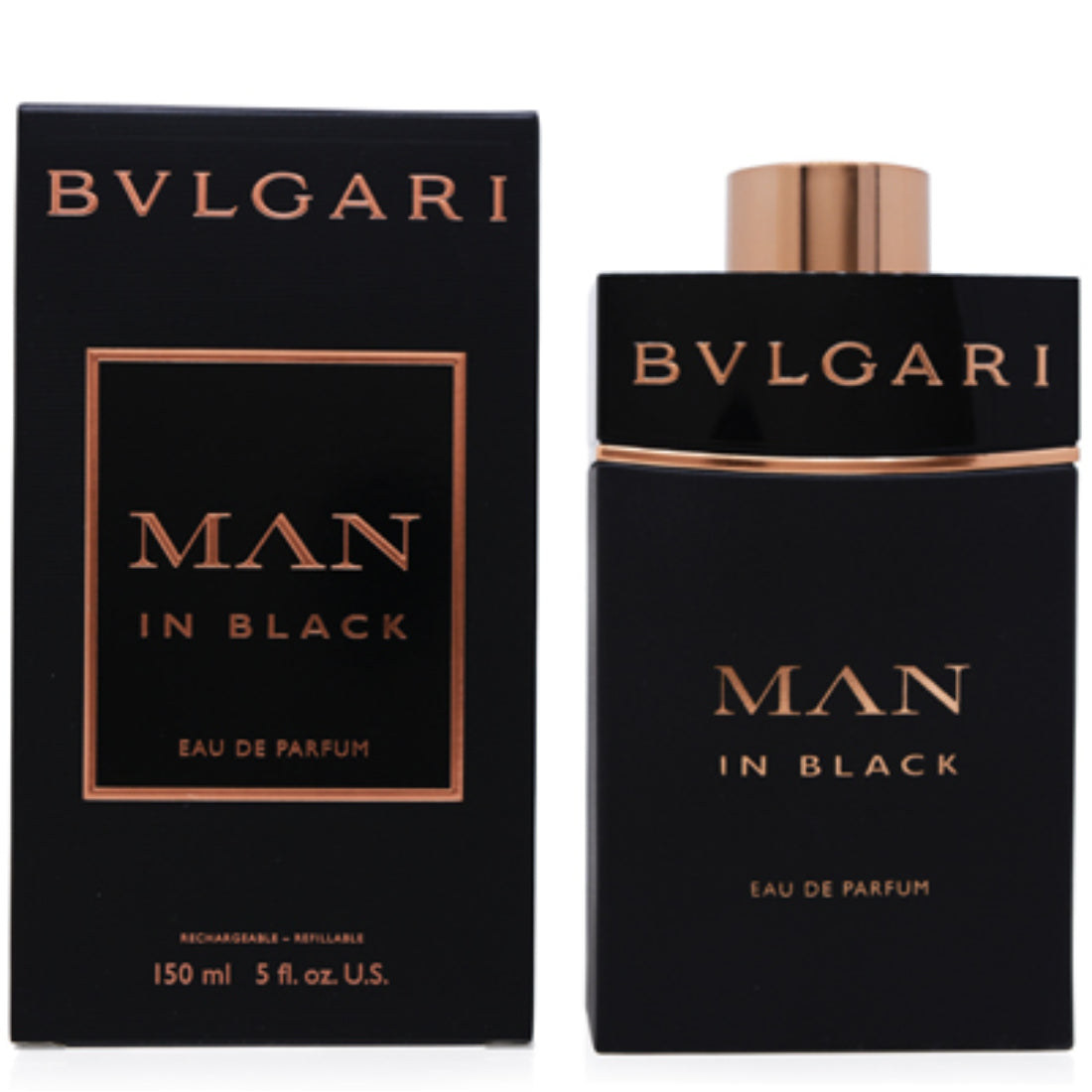 Bulgari Bulgari Man In Black Eau De Parfum Spray Refillable 5.0 OZ (150 ml) For Men