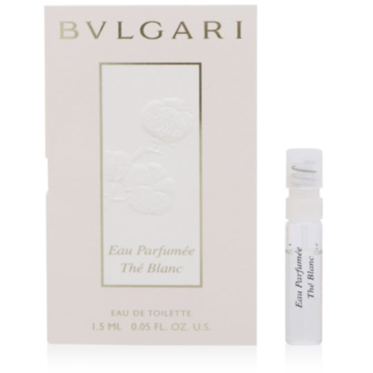 Bulgari Eau Parfumee au the Blanc by Bulgari EDT Spray Vial 0.05 oz (1.5 ml) Unisex